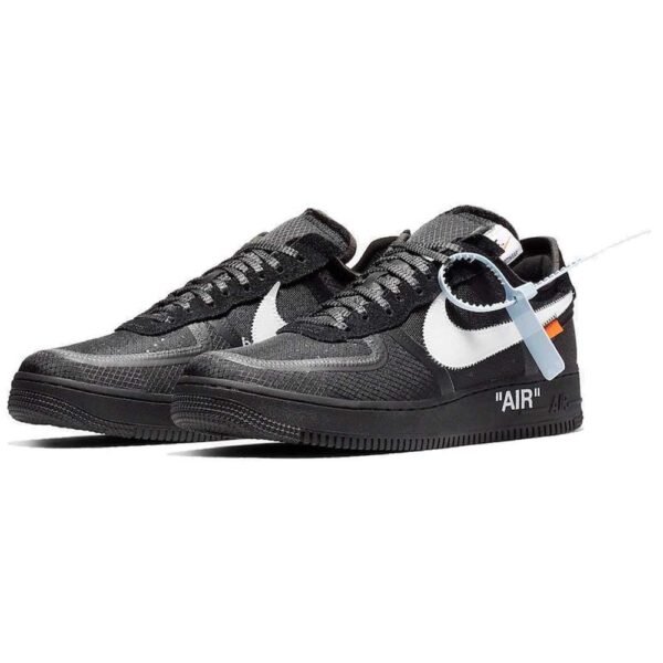 Off-White x Air Force 1 Low 'Black' - Image 2