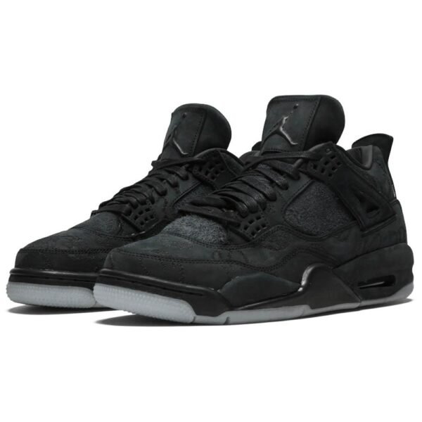 KAWS x Air Jordan 4 Retro 'Black' - Image 2