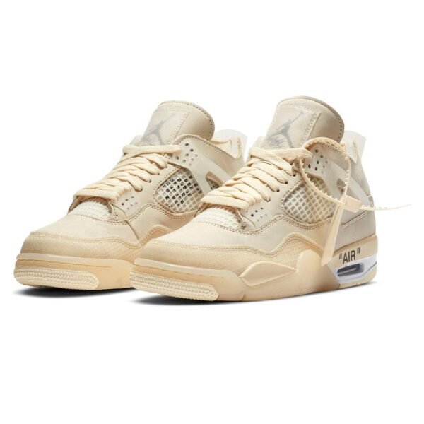 Off-White x Wmns Air Jordan 4 Retro SP 'Sail' - Image 2