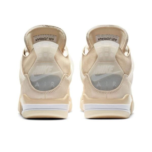 Off-White x Wmns Air Jordan 4 Retro SP 'Sail' - Image 4